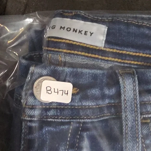 Flying Monkey Women's Size 29 Skinny Jeans Distressed Stretch - Picture 8 of 9